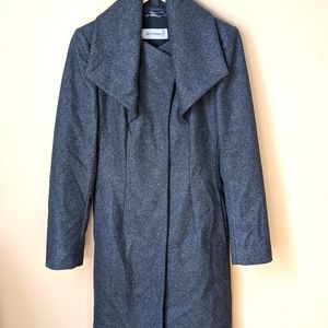 Sportmax Gray Virgin Wool Coat
